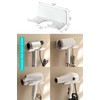 SUPTEC Universal Hair Dryer Holder, Blow Dryer Hanger Wall Mount