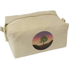 'Sycamore Tree at Sunset' Canvas Wash Bag/Makeup Case (CS00038413)
