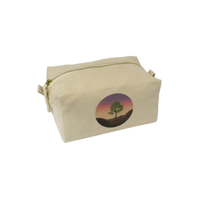 'Sycamore Tree at Sunset' Canvas Wash Bag/Makeup Case (CS00038413)