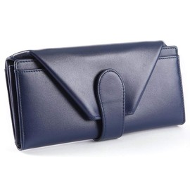 Legare Long Wallet, Women's Wallet, Large Capacity, Garcon, Gabba Opening, Chilitori Shape, Coin Purse, Large Capacity, Easy to Use, Mother's Day, Practical, Mother's Day Gift, Gift, navy
