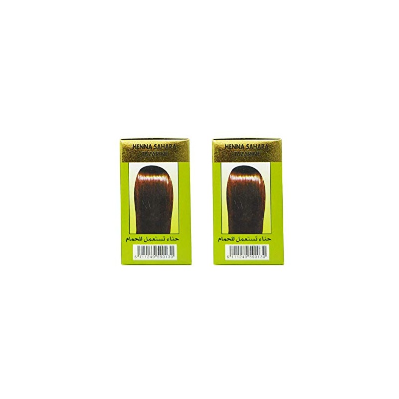 Henna Sahara Tazarine Lawsonia Inermis Hair Care Set 2 Pack