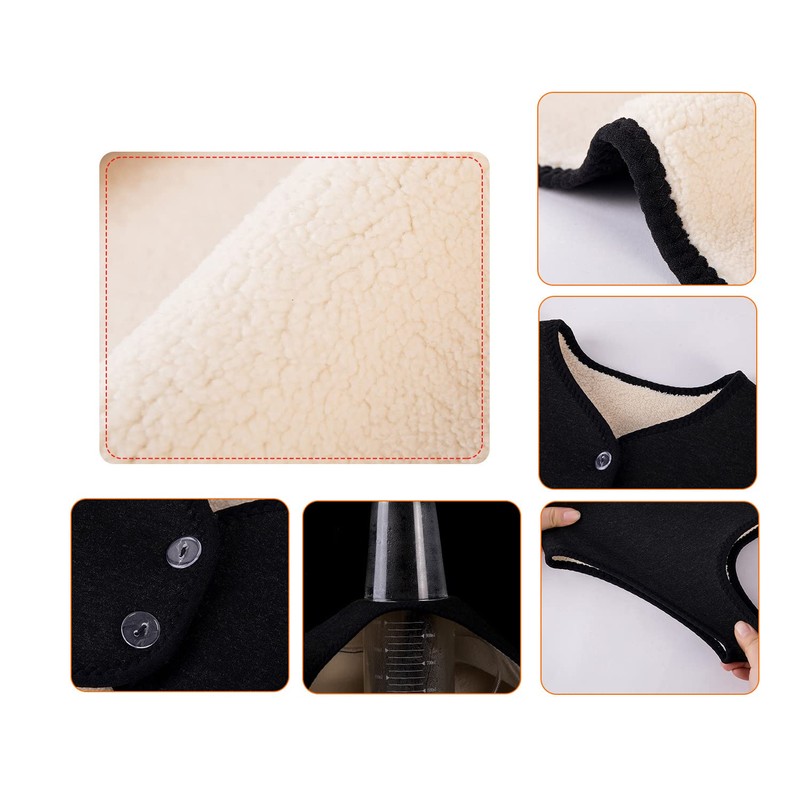 Winter Thermal Fleece Lining Shoulder Warmer Elderly Men Women Wearable