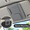 Car Sun Visor Organizer for Cards & Glasses – Multifunction