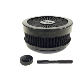 9" x 2" Air Filter For Holley Edelbrock 5-1/8" Carburettors Assembly Flow Top Black