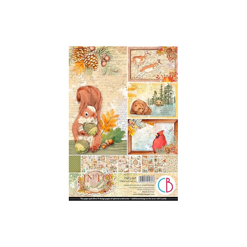 Ciao Bella Into The Wild A4 Creative Pad