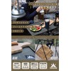 concos. Field Luncheon, Extra Thick Waterproof Canvas, Field Rack, Tabletop,