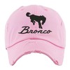 Bronco Dad Hat Vintage Car Lover Embroidered Adjustable Cap (Light