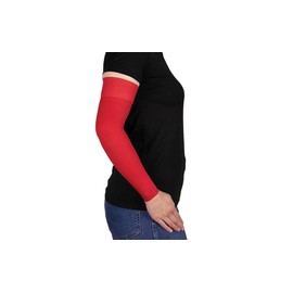 Lymphedivas Red Medical Graduated Compression Arm Sleeve for Lymphedema (Short 20-30 mmHg Medium)