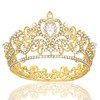 YARIEW Gold Crystal Tiaras and Crowns for Women Rhinestone Queen