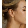 Gold Hoop Earrings for Women Stacks - Dainty Gold Plated