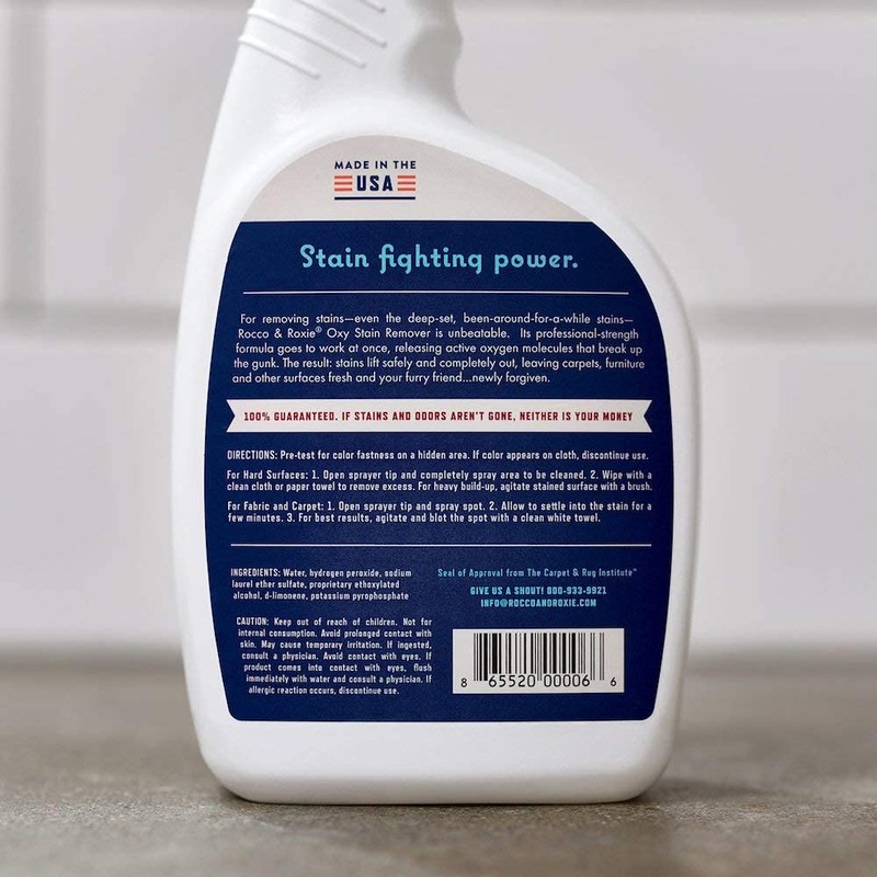 Rocco & Roxie Oxy Stain Remover - Oxygen Powered Carpet