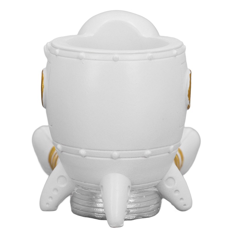 Astronaut Pencil Pen Cup Synthetic Resin Spaceman Figurine Desk Pen