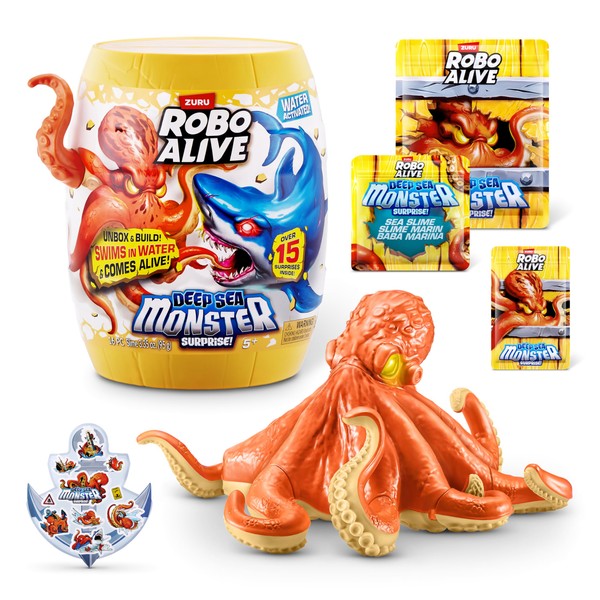 Robo Alive Deep Sea Monster Surprise (Octopus) by ZURU, Surprise