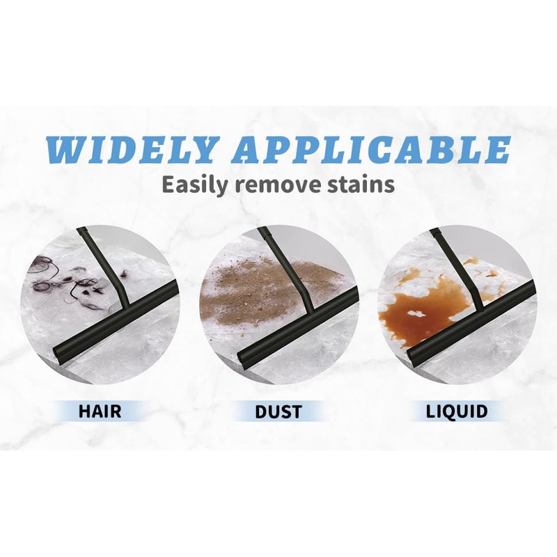 Upgraded 2 in 1 Extendable Shower Squeegee for Glass Doors,
