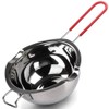 Stainless Steel Double Boiler Pot with Heat Resistant Handle for