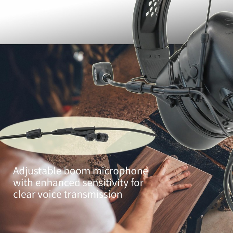 Hearangel G600 Two-Way Communications Tactical Headset Hearing Protection Noise Reduction