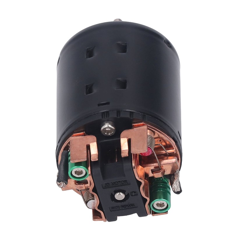DC Brushed Motor High Torsion Black Shell Carbon Brush Convenient