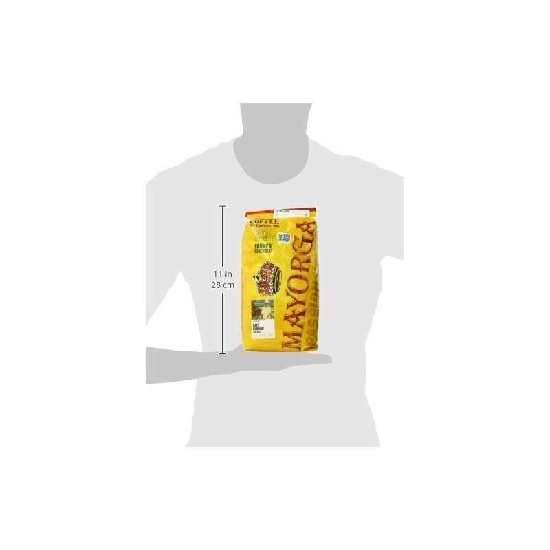 Mayorga Coffee Roasted Organic Café, Cubano Dark Roast, 2 Pound