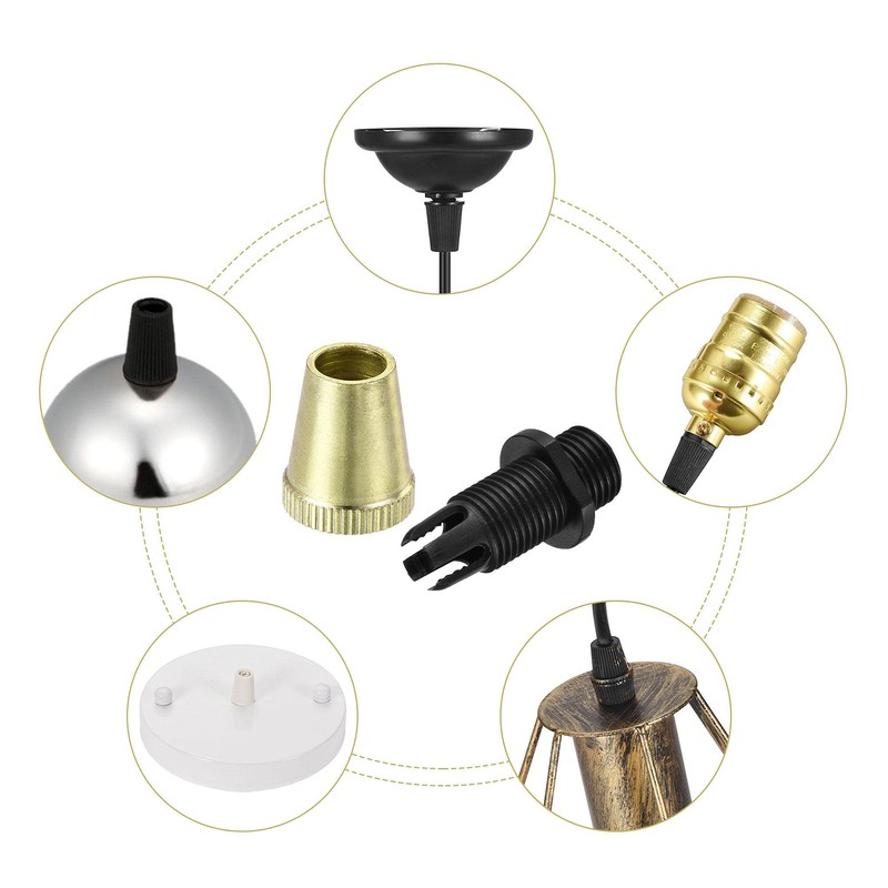 sourcing map Cable Glands Strain Relief Cable Connection Handles Metal