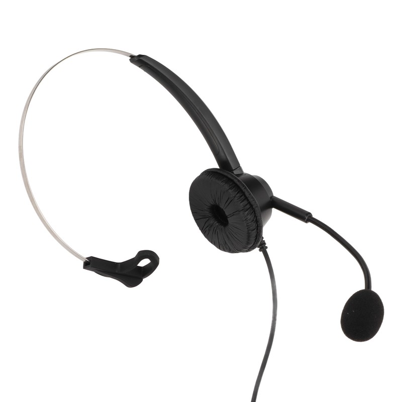 H360‑3.5‑U901 Single Ear Customer Service Headset Adjustable Volume Mute Unilateral