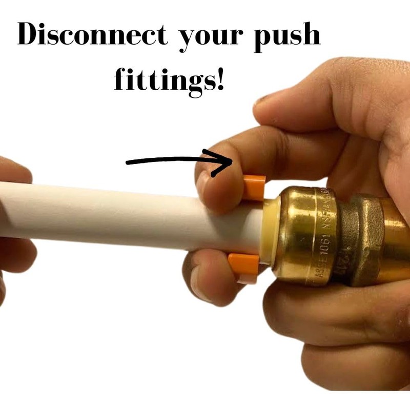 Easy Removal Durable tool for Push Fittings Disconnect Clip, Slip