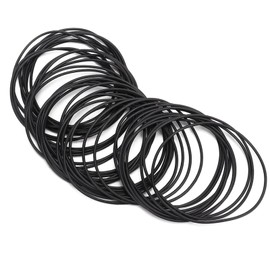 Haosie 500 Pieces Watch O Ring Seal O Ring Rubber Seal Rubber Waterproof Watch Back Seal for Watch Back White, White