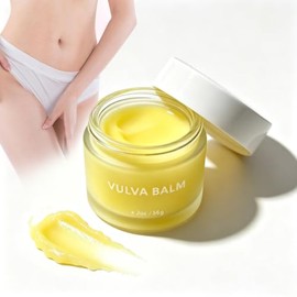 Hidratante vulvar, Hidrata y Alivia el picor Vulvar 56g con Probióticos, Aceite de Oliva y Aguacate;PH Balanceado (1PC)