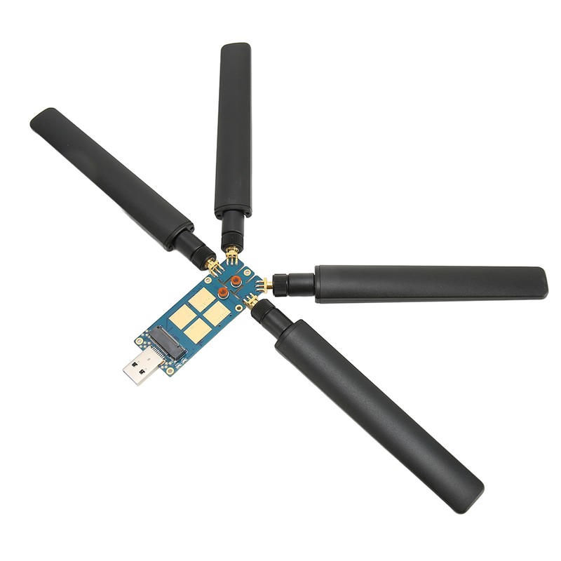 5G DONGLE Expansion Board 4 Antennas Aluminum Alloy ABS USB3.1