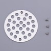 TRUSTMI 4 Inch Screw-in Shower Drain Cover Replacement Floor Strainer,Polished