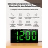 LIORQUE Alarm Clock Digital LED Alarm Clock with 8 Modes