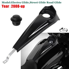 Dose not apply Black Dash Fuel Console Gas Cap Tank Cover For Harley Road Glide Special FLTRXS