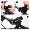 Juleioube 2 Pcs Bicycle Flashlight Mount Durable Bicycle Headlight Holder