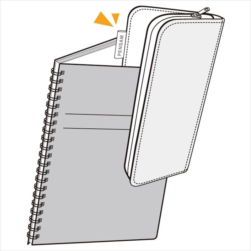 KINGJIM Pensam Case, yellow