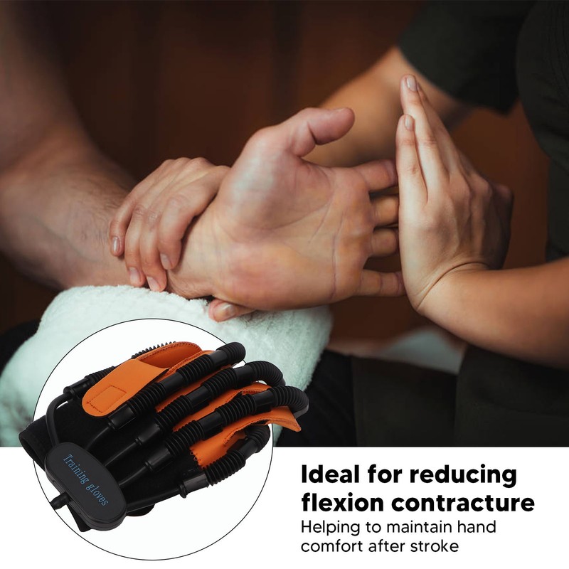 Hand Rehabilitation Robort Glove Soft Resin Fibre Perfect Fitting Finger