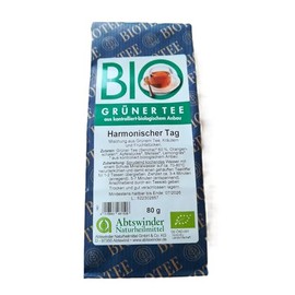 Harmonischer Tag - Mix of Green Tea, Herbs and Fruit Pieces, Bag of Loose Tea, Contents: 80 g