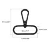 sourcing map 15Pcs Swivel Clasps, 1.5 Inch Oval Ring Lobster