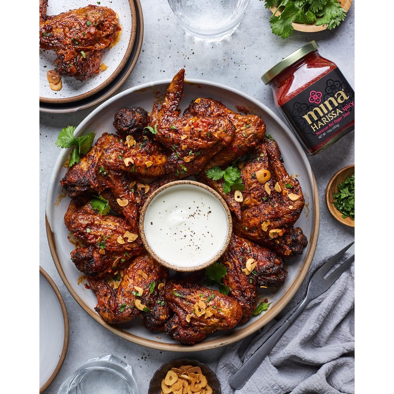 Mina Sauce Harissa Spicy, 10 oz