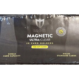 Max Protection Magnetic Ultra Clear UV Card Holder 35pt - 20 count sealed box