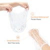 G2PLUS 50PCS Disposable Large Shower Caps - 50CM Plastic Elastic