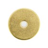 Tiazzaus 10Pcs Plain Round Brass Backplate Washers Classical Furniture Decoration