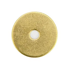 Tiazzaus 10Pcs Plain Round Brass Backplate Washers Classical Furniture Decoration Gasket Brass Hardware Accessories