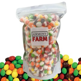 Freeze Dried Candy Skittles 1lb (16oz) Rainbow Candy - Ships In Box - Deliciously Crunchy, Intense Flavor, Lightweight Snack - Resealable Bag (Original 1lb)