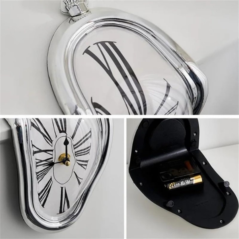 Petilleur Creative Dali Watch Melting Clock Surrealistic Table Shelf Desk