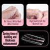 NOVO OVO L Sculpted Thick Square Nail Tips for Flat