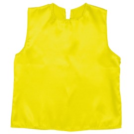 Artec 15042 Soft Satin Shirt, C, Yellow, Costume, Cosplay, Recitals, Play Parties, Handmade, Easy for Children
