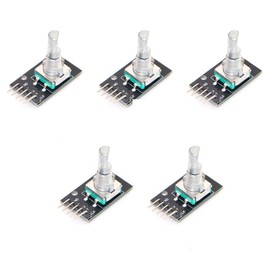 5PCS KY-040 Rotary Encoder Module Rotary Encoder Pushbutton Switch