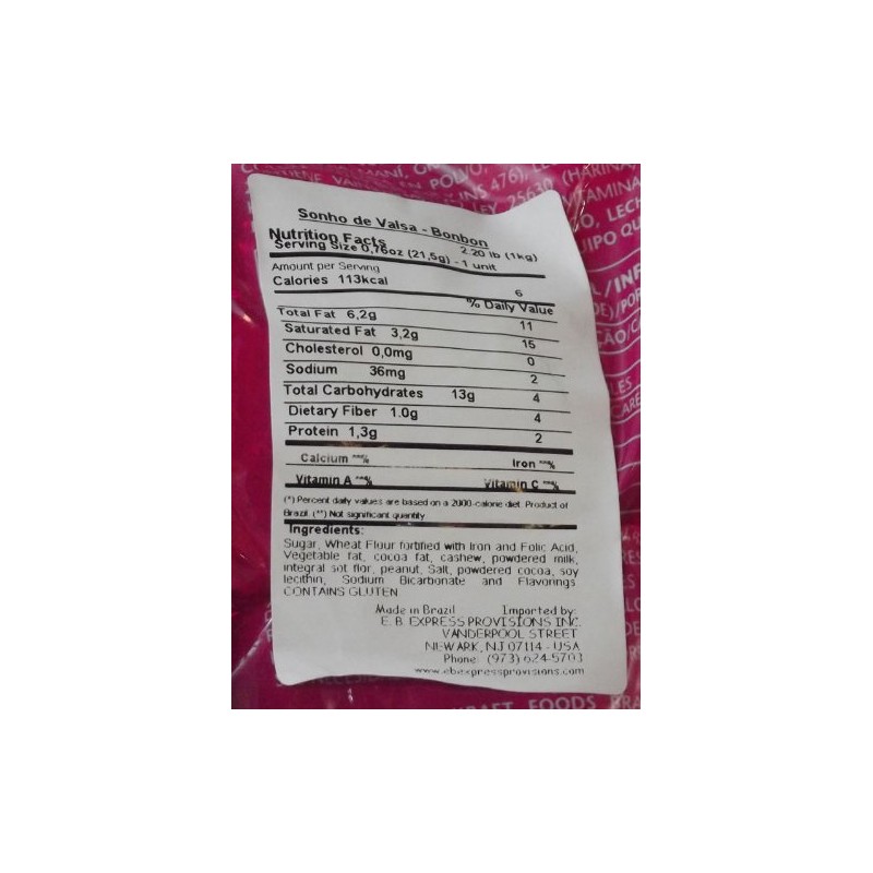 Bonbon Sonho de Valsa Lacta 35.27oz | Bombom Sonho de