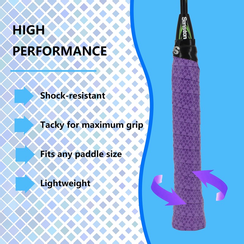 Senston 5pcs Racket Grip Tapes for Tennis/Badminton/Squash