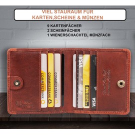 Matador 557 small wallet, Vintage Brown