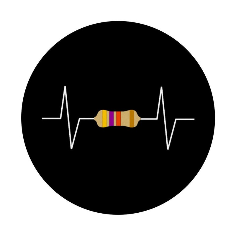 Electronic Resistor Resistance Heartbeat Engineer Gift